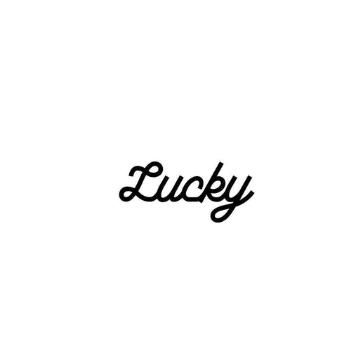 Временное тату Lucky.